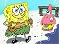 Juego SpongeBob at Beach Jigsaw