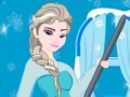 Juego Frozen Elsa. Room cleaning time