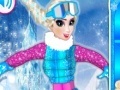 Juego Elsa Snowboarder