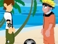 Juego Naruto and Ben 10 play volleyball