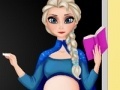 Juego Pregnant Elsa. School teacher