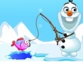 Juego Frozen Olaf. Fishing time