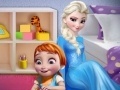 Juego Elsa: Playing with baby Anna