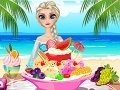 Juego Pregnant Elsa Ice Cream Decor