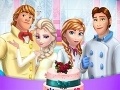 Juego Frozen Family Cooking Wedding Cake