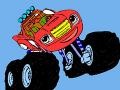 Juego Blaze and the monster machines: Coloring