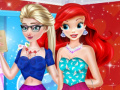 Juego Elsa and Ariel Club Party