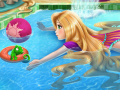 Juego Rapunzel swimming pool