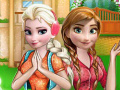 Juego Frozen Sisters Barbecue Party