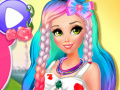 Juego Modern Rapunzel Rainbow Trends