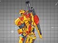 Juego Assembling Mech Warrior Man