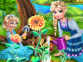 Juego Elsa Mommy Gardening