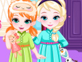 Juego Frozen Baby Sisters Bedtime