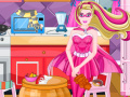 Juego Super Barbie Kitchen Cleaning