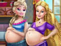 Juego Elsa and Barbie Pregnant BFFS