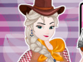 Juego Frozen Sisters Cowgirl Fashion 
