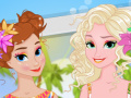 Juego Anna And Elsa Tropical Vacation 