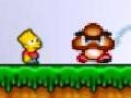 Juego Bart and Homer in Mario World