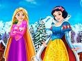 Juego Rapunzel And Snow White Winter Dress Up