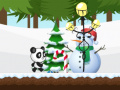 Juego Christmas Panda Run