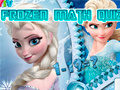 Juego Frozen Math Quiz