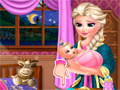 Juego Elsa Baby Caring