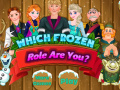 Juego Which Frozen Role Are You