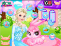 Juego Frozen Elsa Pet Care