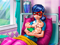 Juego Dotted Girl Twins Birth