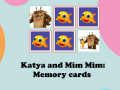 Juego Kate and Mim Mim: Memory cards