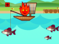 Juego FireBoy And WaterGirl Go Fishing