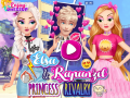 Juego Elsa and Rapunzel Princess Rivalry