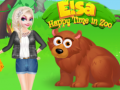 Juego Elsa Happy Time In Zoo