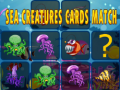 Juego Sea creatures cards match