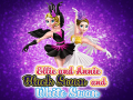 Juego Ellie and Annie Black Swan and White Swan