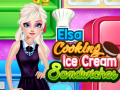 Juego Elsa Cooking Ice Cream Sandwiches