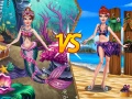 Juego Mermaid vs Princess Outfit