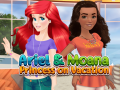 Juego Ariel and Moana Princess on Vacation