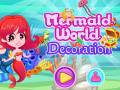 Juego Mermaid World Decoration