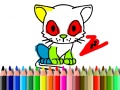 Juego Back To School: Cat Coloring