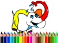 Juego Back To School: Elephant coloring