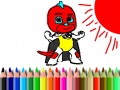 Juego Back To School: Mask Boy Coloring