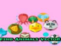 Juego Find Animals Vector