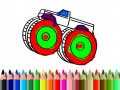Juego Back To School: Monster Truck Coloring