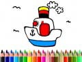 Juego Back to School: Boat Coloring