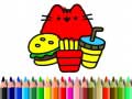 Juego Back To School: Cute Cats Coloring