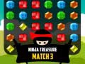 Juego Ninja Treasure Match 3