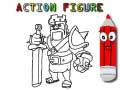 Juego Back To School: Action Figure Coloring