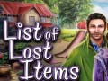 Juego List of Lost Items