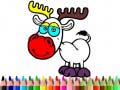 Juego Back to School: Deer Coloring Book